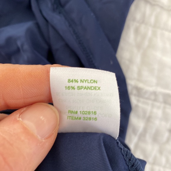 Garnet Hill swimshirt coverup M navy - Picture 9 of 10